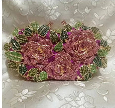 Women's Crystal Clutches Cocktail Purse