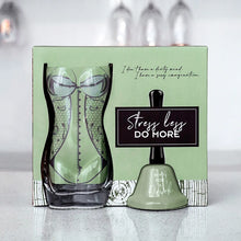 BespritGift Creative Glass Beer Mug 400ml Hand Bell Novelty Gift Set Humor Relax Design for Men & Beer Lovers Unique Drinkware