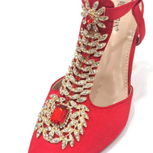 Venus Chan 2023 Italian Design Girly Style Pointed Toe Wedding Shoes And Bag, Full Diamond Decoration Metal Closure Bag