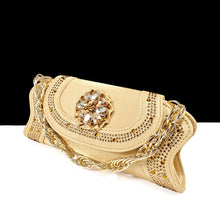 QSGFC Open Toe Women Heels for 2024 Elegant Party Olive Color Diamond Pumps Italian Shoes and Bags Matching Set