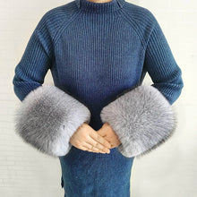 Women's Warm Fluffy Shawl Fashionable Artificial Fluffy Collar Scarve