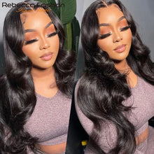 Body Wave Lace Front Wigs 180D Transparent Lace Frontal Wig Human Hair Wigs T Part Lace Wig Brazilian Body Wave Lace Wig