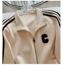 Spring and Autumn Leisure Fashion Sports Set New High end Western Style Coat Wide Leg Pants Two piece Set pant sets women pants