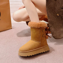 Women's Snow And Winter Plush Platform Outdoor Warm Boots