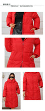 Women's Long Winter Parkas Thick Down Cotton Coat
