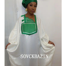 African Stain Silk Dresses For Women Muslim Tradition Pajamas Chiffon Boubou Ankara Dashiki Robe Outfits Dubai Kaftan Abaya Robe