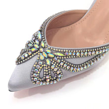Venus Chan 2023 Yellow Classy Bowknot Pointed Toe Women's Shoes High Heel Elegant Sandals Shallow Mouth Shoes Bag Set Women