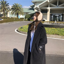 Women's Lamb Fur Coat Warm Autumn Winter Outerwear Jacket