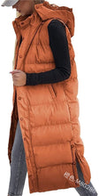 Women's Oversize Waistcoat Winter Hooded Quilted Vest