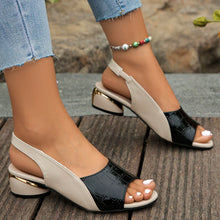 Women Mid Heels Sandals Fashion Dress Chunky Open Toe Shoes New Casual Designer Pumps Classic Brand Femme Zapatos