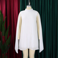 Chiffon Dress for Women Elegant 2024 New Round Neck Batwing Sleeve Loose Knee Length Luxury African Birthday Party Dinner Dress