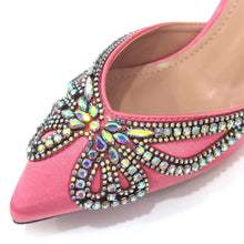 Venus Chan 2023 Yellow Classy Bowknot Pointed Toe Women's Shoes High Heel Elegant Sandals Shallow Mouth Shoes Bag Set Women
