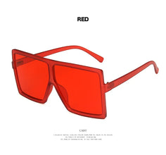 2022 Square Women Sun Glasses Female Eyewear Eyeglasses Plastic Frame UV400 Shade Fashion Driving New Oversized Sunglasses