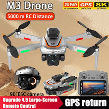 NEW M3 Drone 8K HD 5G GPS Photography Remote Control Aerial Aircraft Dual Camera Quadcopter Toys
