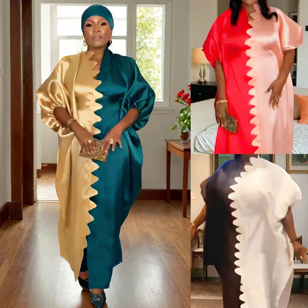 2025 African Dresses for Women Traditional Africa Clothing Dashiki Ankara Outfits Gown Abayas Robe Muslim Kaftan Maxi Long Dress