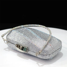 Venus Chan Shoes for Women 2023 Pointed Toe Black Heels Rhinestone Chain Party Sandals Italian Shoes and Bags Matching Set 2023