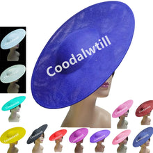 40CM Big Fascinators Base DIY Hair Accessories Hat Women Derby Wedding Headpiece Ladies Church Race Maillinery Cap Supplies