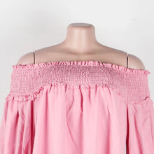 2023 Summer New Fashion Casual Women's Hot Selling Off Shoulder Bust Ruffled Dress