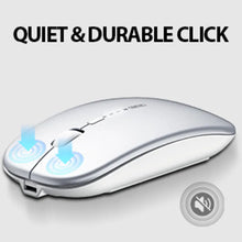IM1P Rechargeable Wireless Mouse [Power Display Enhanced Edition] Office Light Sound Laptop Home 2.4G Ultra Thin Portable