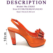 2024 High Quality Yellow Color Fish Beaked Toe Cap Thin Heels Ladies Shoes Matching Bag Set For Women Wedding Party Pump