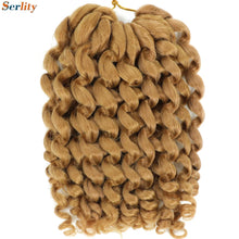 3 Packs Wand Curl Jamaican Bounce Crochet Hair 8inch T Purple 27 30 350 Bug Ombre Blonde Synthetic Jumpy Wand Curly Hair 60Roots