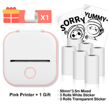 Phomemo T02 Wireless Pocket Thermal Printer Portable Mini Wirelessly BT Connect 203dpi Photo Label Memo List Printing Clearly