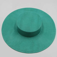 Ladies Fascinators Millinery Hat Base Party Wedding Fake Sinamay Hat Wide Brim DIY Kentucky Derby Headpiece Hair Accessories