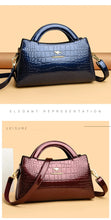 KAIDIFEINIROO Kangaroo Brand Alligator Pu Leather Shoulder Crossbody Bag Clutch Hand Bags for Mother Small Women Handbags New