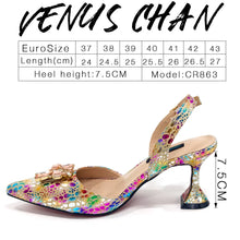 2025 New Yellow Color Thin Heels Pointed Toe Crystal Design Ladies Shoes Matching Bag Set For Women Weeding Party Pump