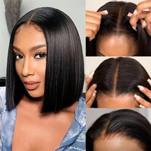 Wear And Go Glueless Wig Human Hair Bob Straight PreCut Lace Frontal Upgraded Air Wigs For Women Perruques Cheveux Humain OnSale