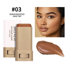 Stick Foundation Balm Serum Boosted Skin Tint Stick Smooth Plumper High Coverage Travel Bronze Foundation Stick Make