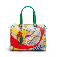 Women's Commuter Crossbody Colorful Printed Monogram Bag