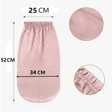 100% Mulberry Silk Sleep Cap for Long Hair Bonnet with Soft Elastic Band for Woman Hair Care