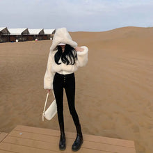 Women's Winter Fabulous Fluffy Hooded Fur Jacket