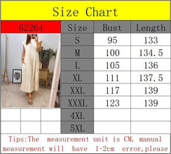 Loose Solid Color Loose Waist Large Hem Long Dress Summer New Fashion O-Neck Sleeveless Pleated Maxi Women's Dress Femme Robe