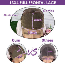 Straight Short Bob Wigs 13x4 Human Hair Lace Frontal Wigs 200% Remy Pre Plucked Transparent Lace 4x4 Short Bob Wigs For Women
