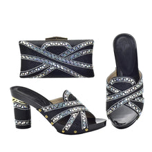 New Arrival Green Color Italian Shoes with Matching Bags Shoes and Bag Set African Sets 2024 Shoe and Bag Set for Party In Women