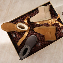 Women's Comfy Suede Plush Winter Warm Snow Boots