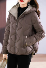 Winter Women Outerwear Hooded Cotton Parkas