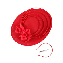 Fancy Christmas Sinamay Fascinator Perfect Wedding Hat Unique Derby Party Hat Fashion Top Church Hats Bride Fascinators Female