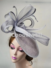 Grey Hair Fascinator Pillbox Cap Formal Church Women Headpiece Royal Ascot Chapeau Cap Femme Mariage Hair Accessories Ladies