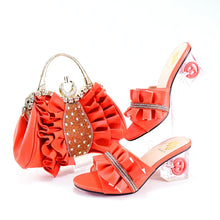 Women's Italian Shoe and Bag Set For Party And Weddings