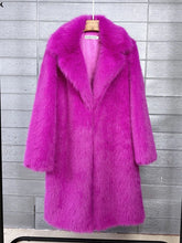 Women's Long Fluffy Faux Fur Jacket