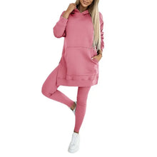 Women's Two Pieces Set Hooded Tracksuit Set