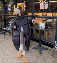 Women's Fashionable Long Winter Hooded Parka Jacket