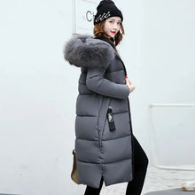 Women's Long down Hooded Jacket