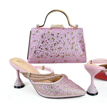 High Quality Italian Women's Shoes And Bag Set For Party
