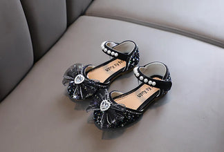 New Spring Kids Shoes Summer Children's Bow Rhinestone Girl Princess Sandals Fashion Baby Non-slip Sandals H795