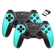 2Pcs Wireless Controller For PC Wireless Game Controller Hand Joystick For Television Computer Androids PC 2.4G Gamepad Remote