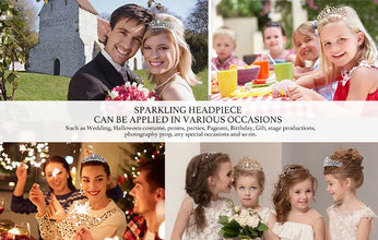 Girl's birthday tiara bridal wedding hair accessories Korean simple wedding dress children's performance tiara accessories.